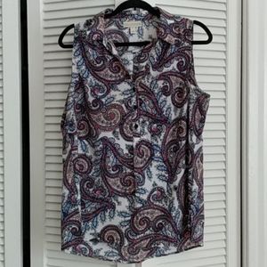 Dana Buchman sleeveless shirt